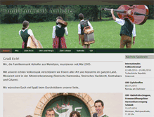 Tablet Screenshot of familienmusikanhofer.at